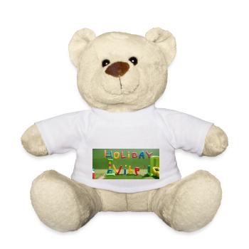 Holiday Vibe Aufblasbarer Textentwurf Holiday Vibe - Teddy - Weiß - Vorne