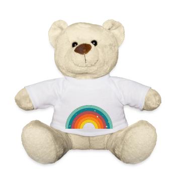 Arc-en-Ciel Rétro - Nounours - blanc - Devant