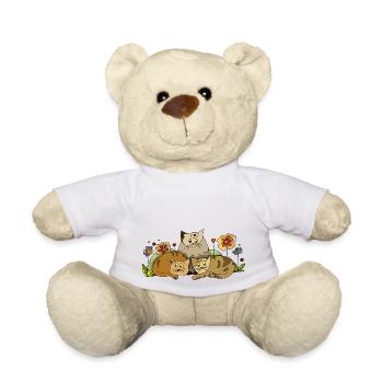 Katzen - Teddy - Weiß - Vorne