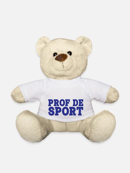 Sportlehrer - Teddy - Weiß