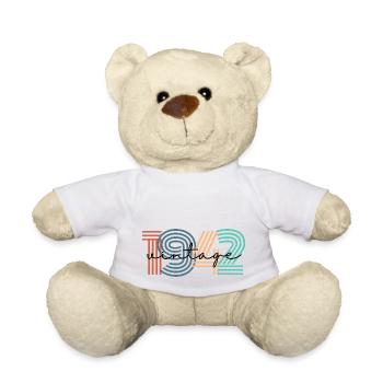 1942 Vintage Retro - Teddy Bear - white - Front