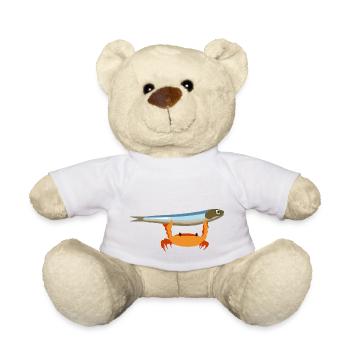 Crabe fier - Nounours - blanc - Devant