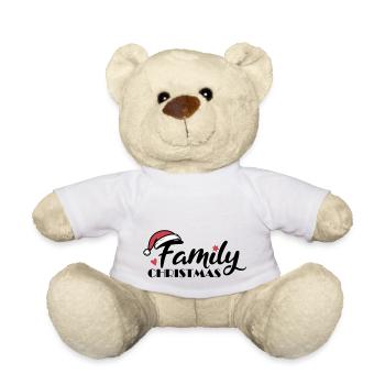 Family Christmas Schrift - Teddy - Weiß - Vorne