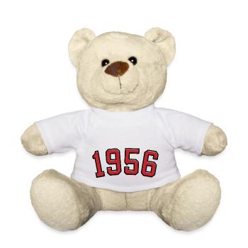 Année de naissance sport 1956 - Nounours - blanc - Devant