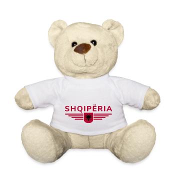Albanien Design – Stolz und Stil - Teddy - Weiß - Vorne