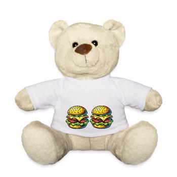 Hamburger - Nounours - blanc - Devant