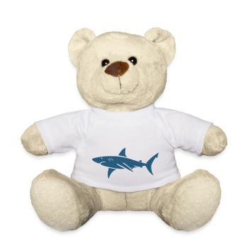 requin - Nounours - blanc - Devant
