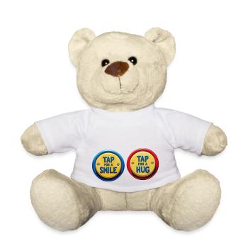 Appuyez pour un sourire - Nounours - blanc - Devant