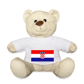 Croatia - Teddy Bear - white - Front