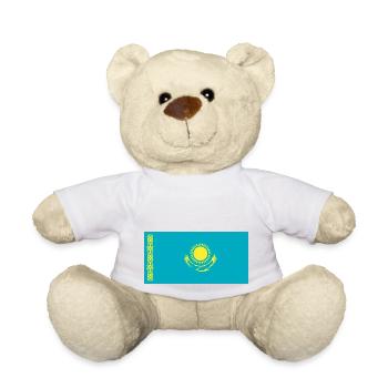 Kazakhstan - Teddy Bear - white - Front