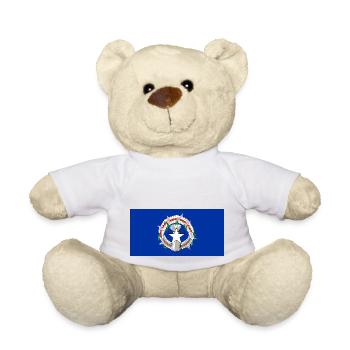 Northern Marianas - Teddy Bear - white - Front