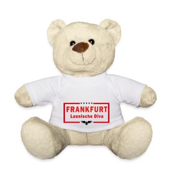 Frankfurt: Schlappekicker - Teddy Bear - white - Front