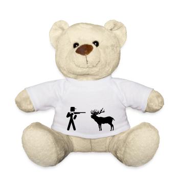 Chasseur sauvage - Nounours - blanc - Devant