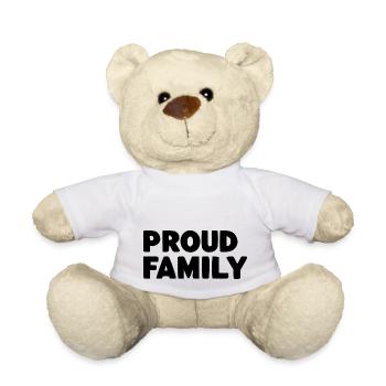 Famille fière - Nounours - blanc - Devant