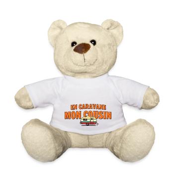 En caravane Mon cousin - Nounours - blanc - Devant