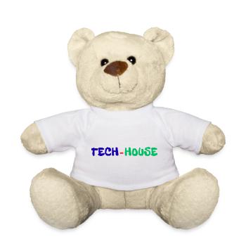 Tech House - Teddy Bear - white - Front