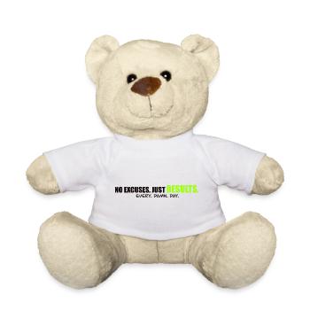 PAS EXCUSES - Chemise de mentalité de performance - Nounours - blanc - Devant