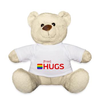 [free] HUGS - Teddy - Weiß - Vorne