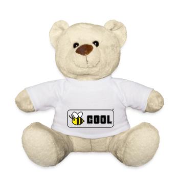 Abeille cool - Nounours - blanc - Devant