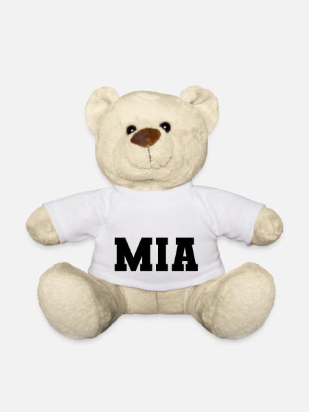 Name - Mia - Teddy - Weiß
