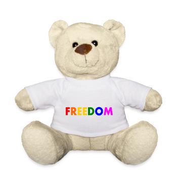 Freedom - Teddy Bear - white - Front
