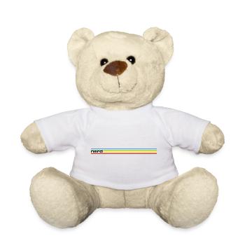 NERDY forever - nerd Rainbow - Teddy - Weiß - Vorne