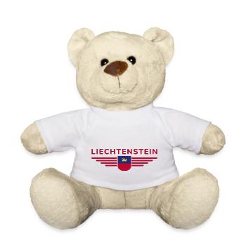 Liechtenstein T-Shirt Design für Fans - Teddy - Weiß - Vorne