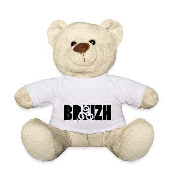 Breizh - Bretagne - Nounours - blanc - Devant