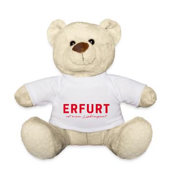 Erfurt T-Shirt – Perfect for fans - Teddy Bear - white - Front