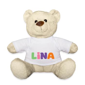 Name - Lina - Teddy - Weiß - Vorne