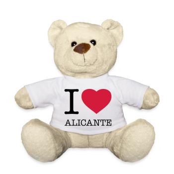 I LOVE ALICANTE Spain Spanien - Teddy - Weiß - Vorne