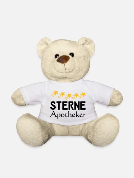 Sterne Apotheker Geschenk - Teddy - Weiß