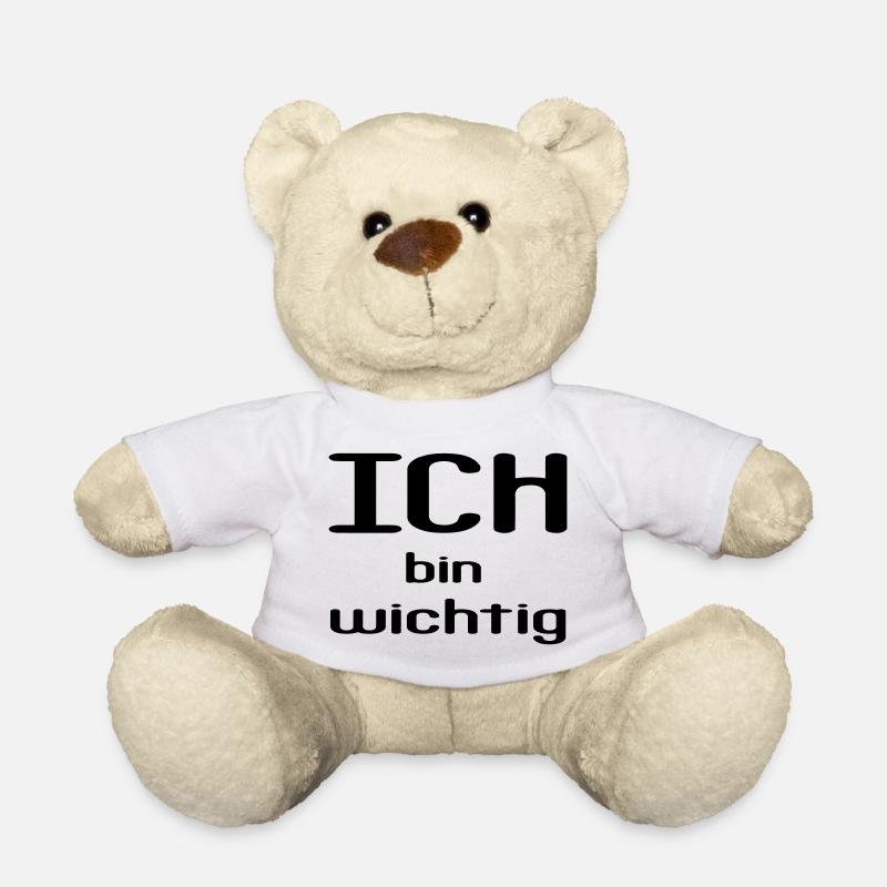 ICH bin wichtig - Teddy - Weiß