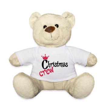 Great design for Christmas - Teddy Bear - white - Front