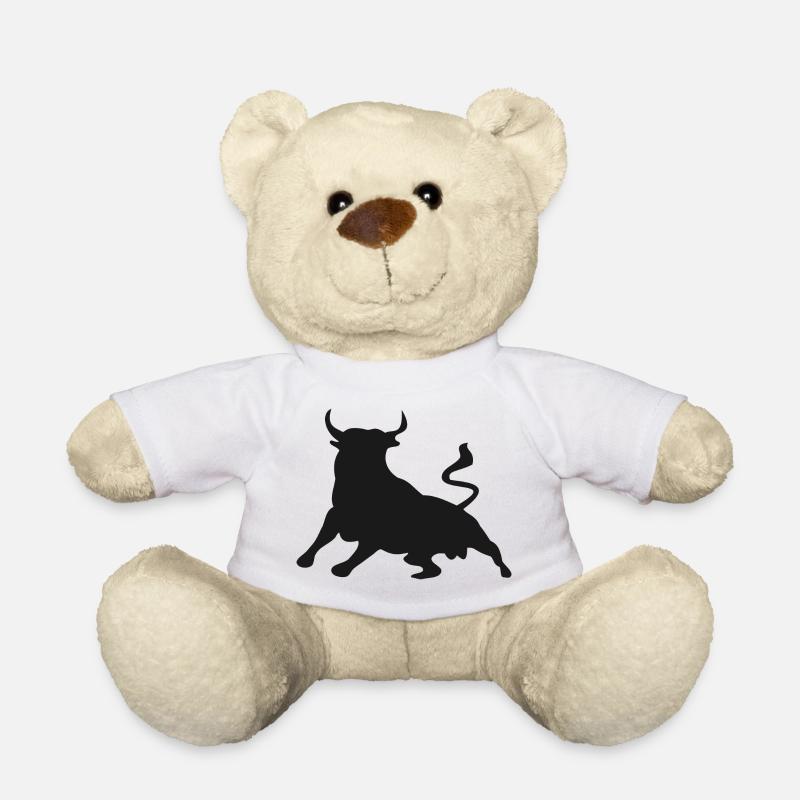 Stier - Teddy - Weiß