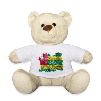 Togo Vintage Flagge - Teddy - Weiß - Vorne