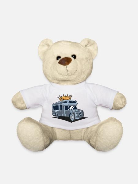 Anhänger - Wohnmobil - Wohnwagen Freizeitfahrzeug - Wohnmobil - Teddy - Weiß