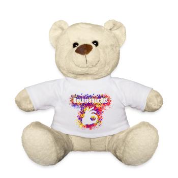 Take a look - Teddy Bear - white - Front