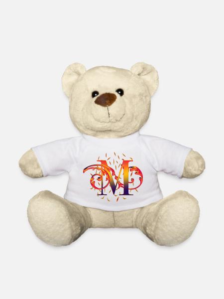 Buchstabe M - Teddy - Weiß