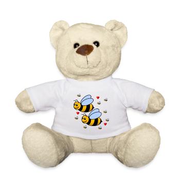 Famille des bourdons - Nounours - blanc - Devant