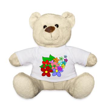 Blumen - Teddy - Weiß - Vorne