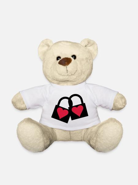 Love Lock - Nounours - blanc