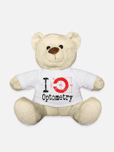 J'adore l'optométrie Optométriste - Nounours - blanc