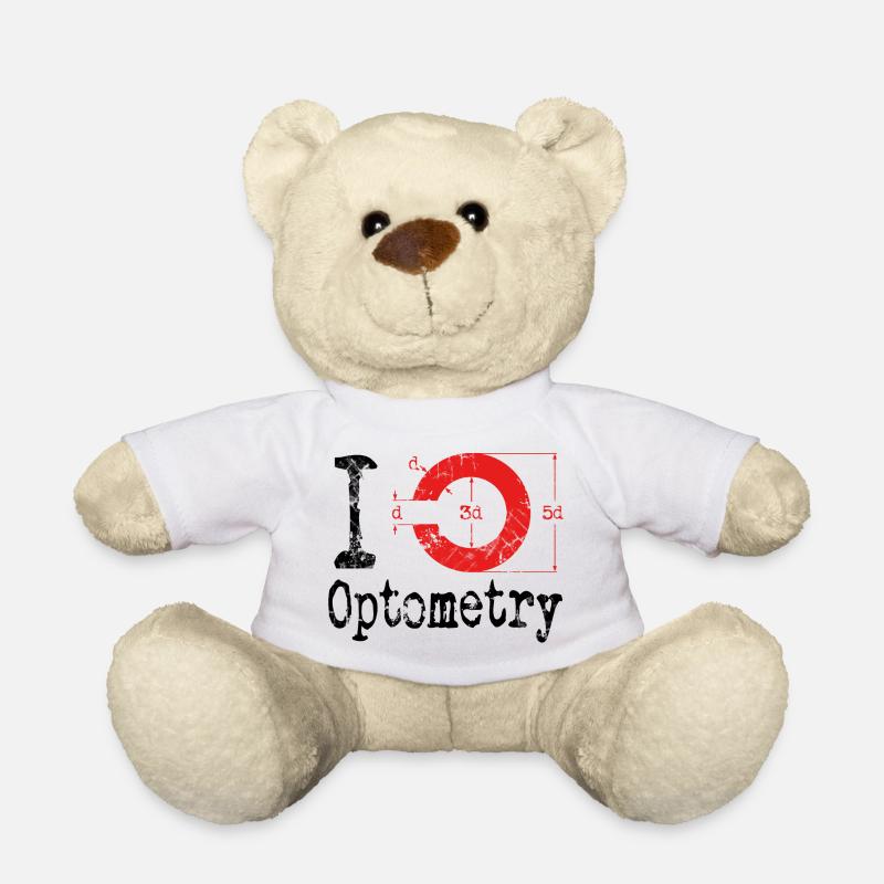 J'adore l'optométrie Optométriste - Nounours - blanc