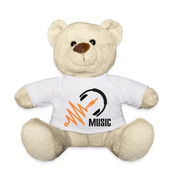 Musik - Teddy - Weiß - Vorne