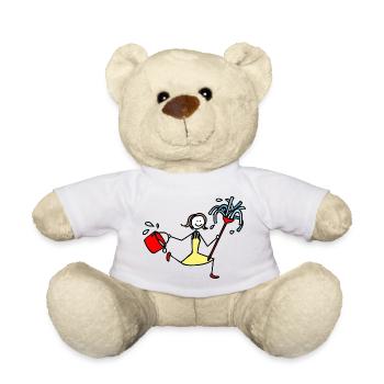 Putzfrau - Teddy - Weiß - Vorne