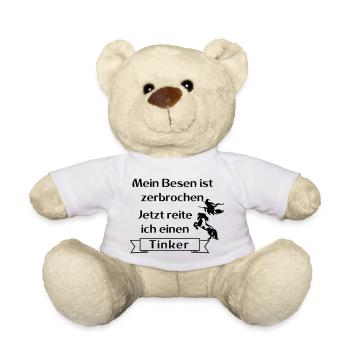 Mein Besen ist zerbrochen - Tinker - Teddy - Weiß - Vorne