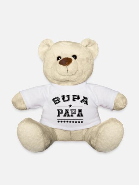 Supa Papa - Teddy - Weiß