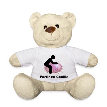 Partir En Couille - Nounours - blanc - Devant