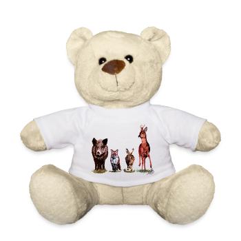 Wild-Quartett - Teddy - Weiß - Vorne